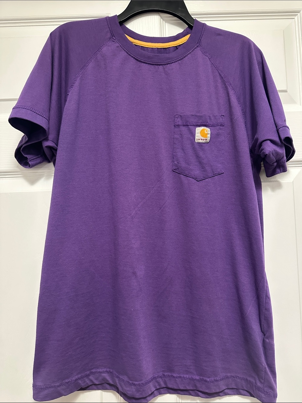 Carhartt Force Relaxed Men's Purple Short-Sleeve Pocket Tee